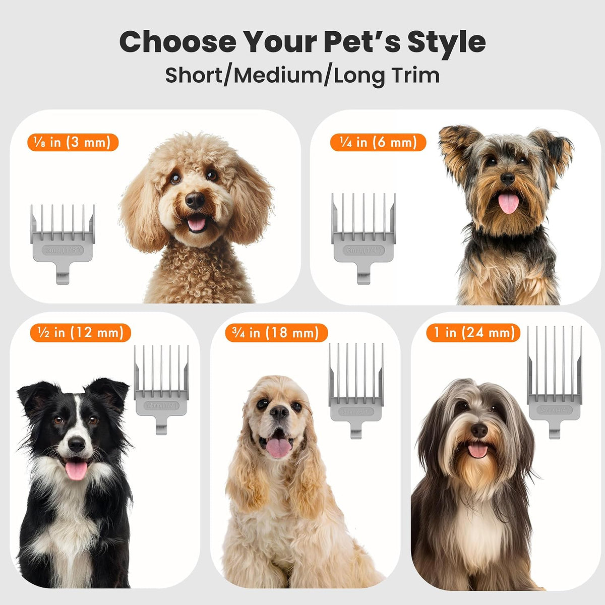 Neakasa P1 Pro pet grooming kit with vacuum suction and attachment heads