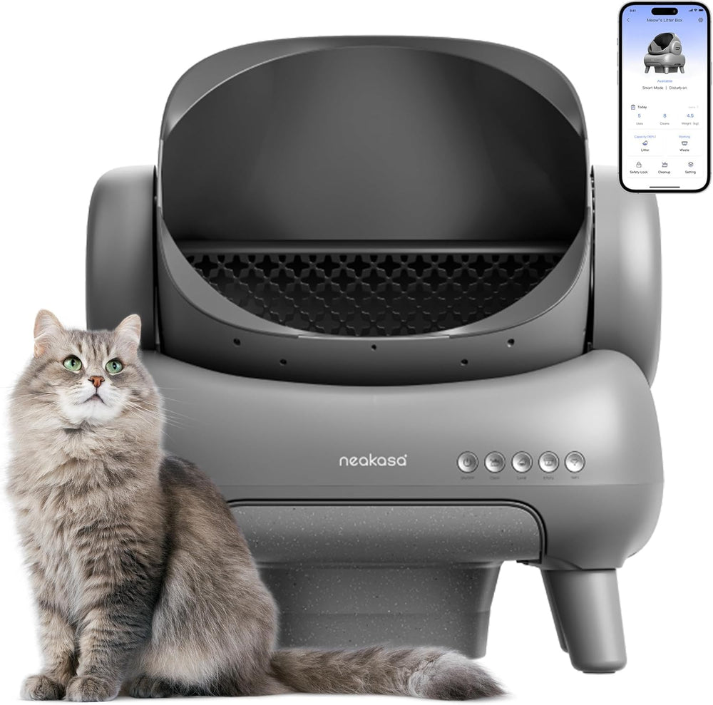 Neakasa M1 Plus Smart Self-Cleaning Cat Litter Box with App Control & Odor-Free Waste Disposal