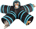 5 Way Cat Tunnel Toy Foldable With Bells