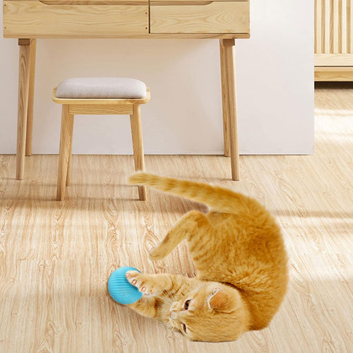 360° Rotating Interactive Cat Toys Ball with LED Lights