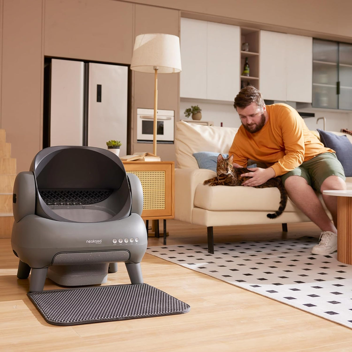 Neakasa M1 Plus Smart Self-Cleaning Cat Litter Box with App Control & Odor-Free Waste Disposal