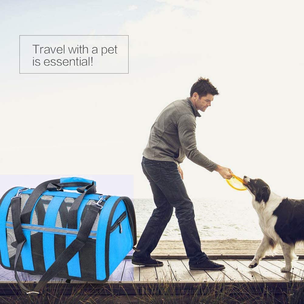 Pet Cat Dog Carrier Travel Bag Airline Approved
